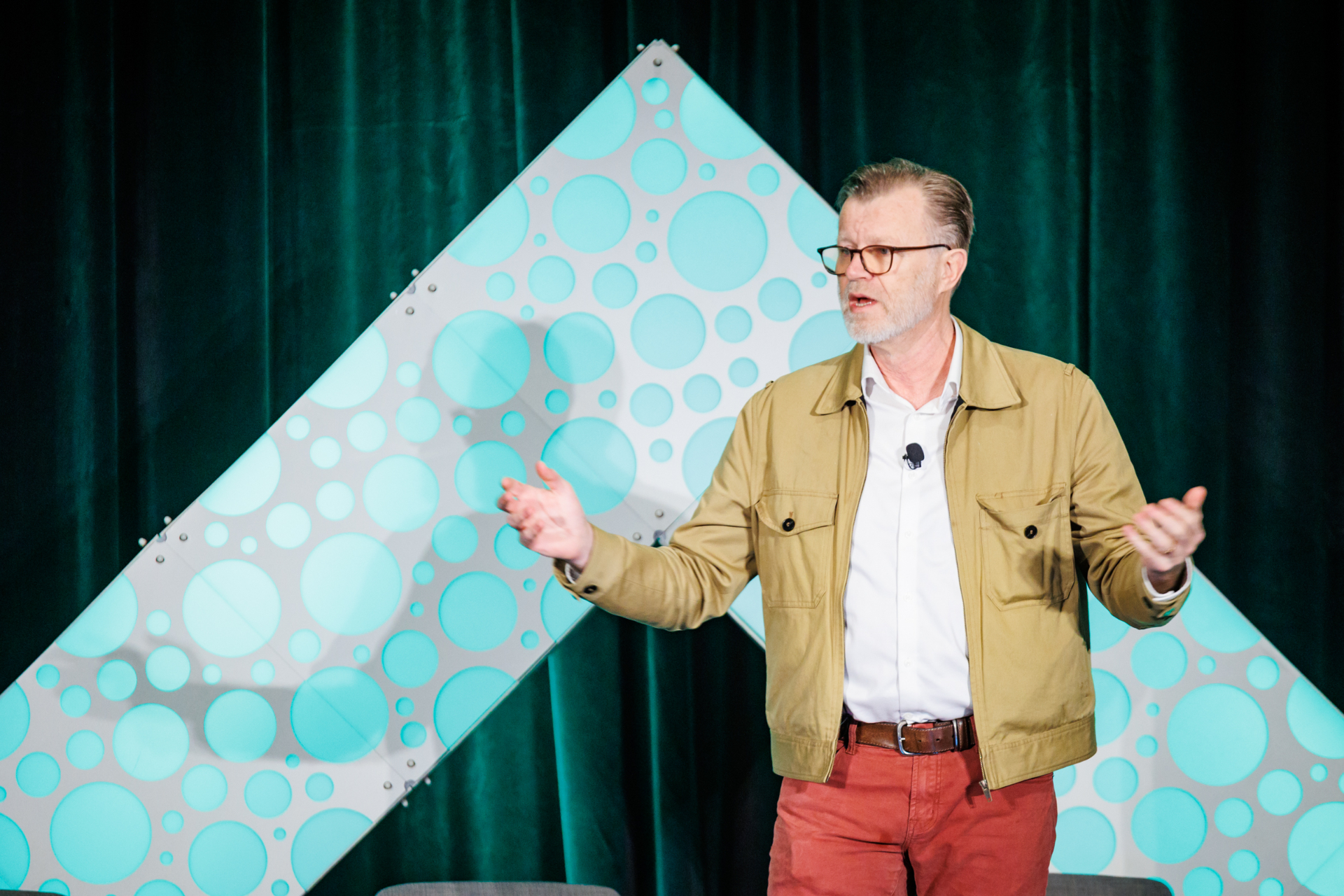 Michael Casey speaking at Soha Napa